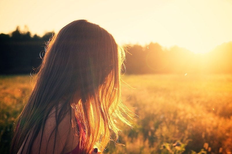 Woman-backlit