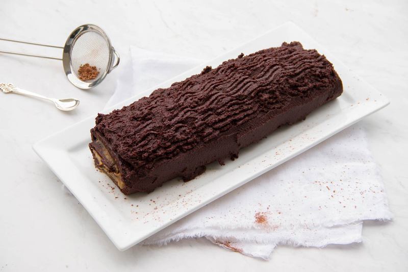 Raw Chocolate Log