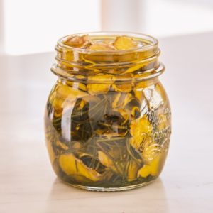 Rosemary and ginger infused oil