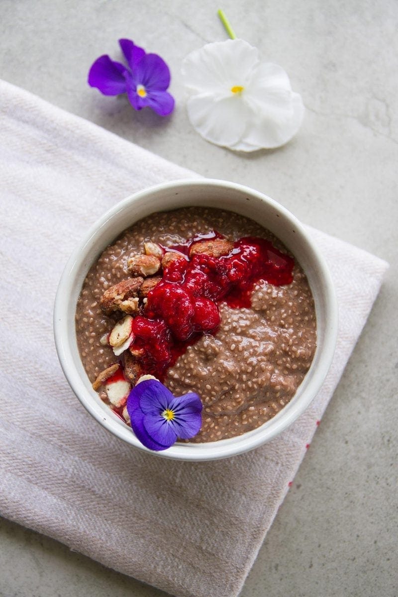 Raw Chocolate Chia Pudding