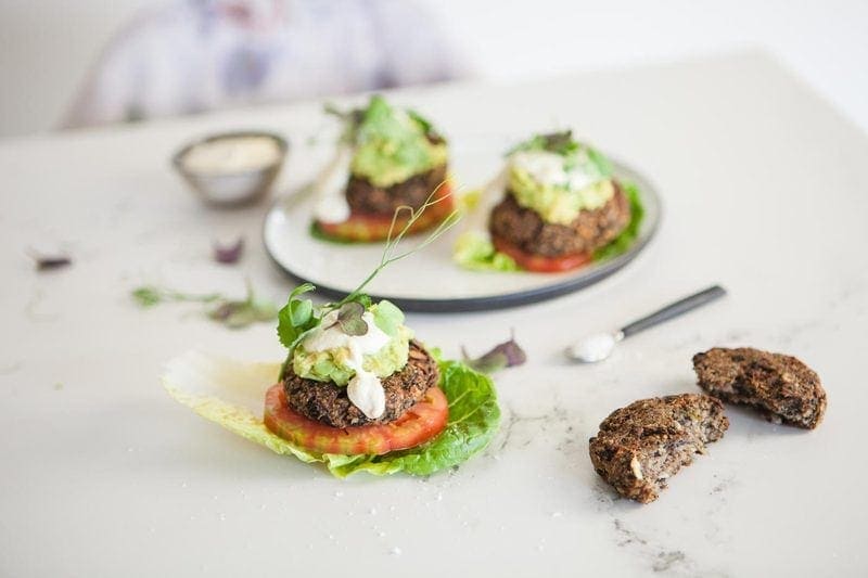 Vegan Black Bean Burgers