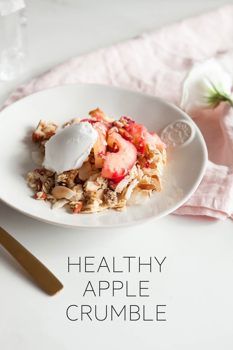 Healthy Apple Crumble