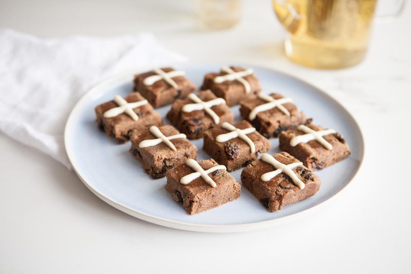 Raw Hot Cross Buns