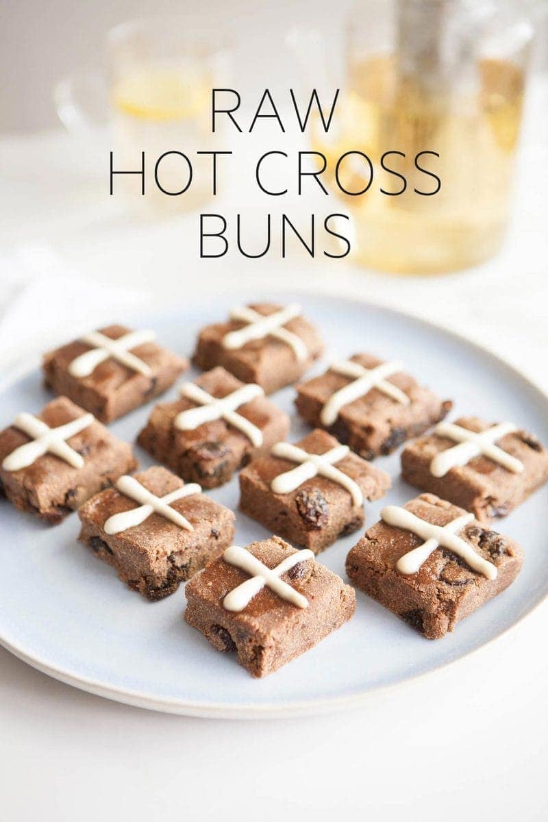 Raw Hot Cross Buns