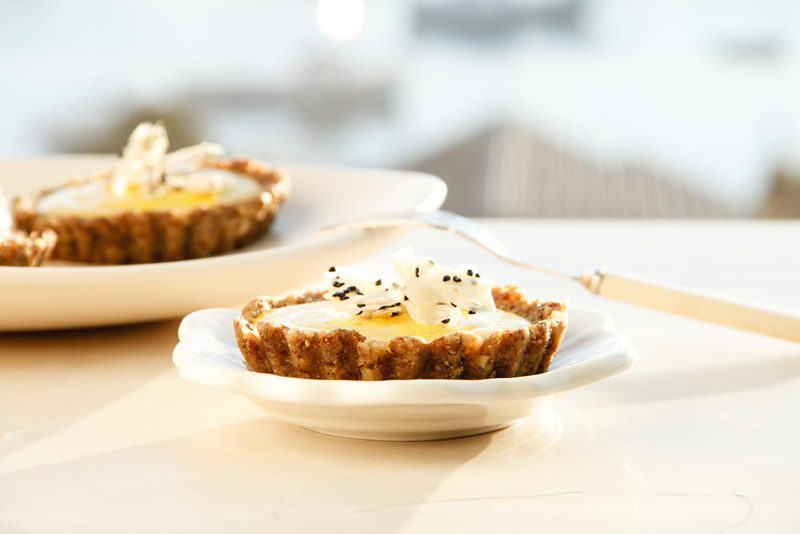 Raw Mango Turmeric Tarts