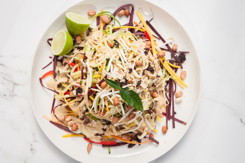 Raw Rainbow Pad Thai