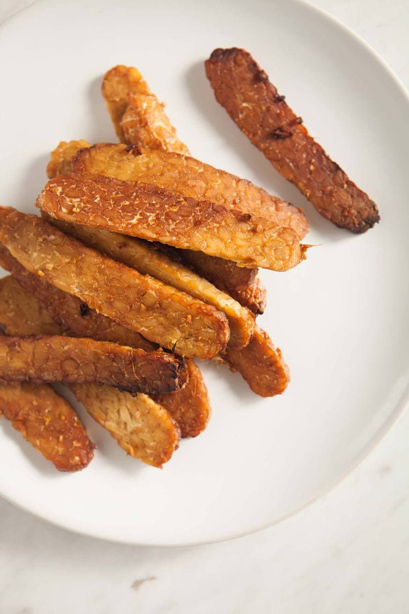 Baked Marinated Tempeh