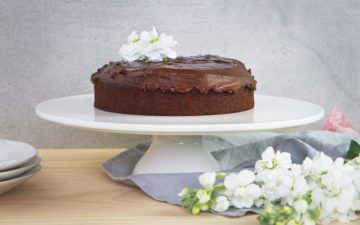 Best Ever Gluten Free Vegan Chocolate Cake with Ganache