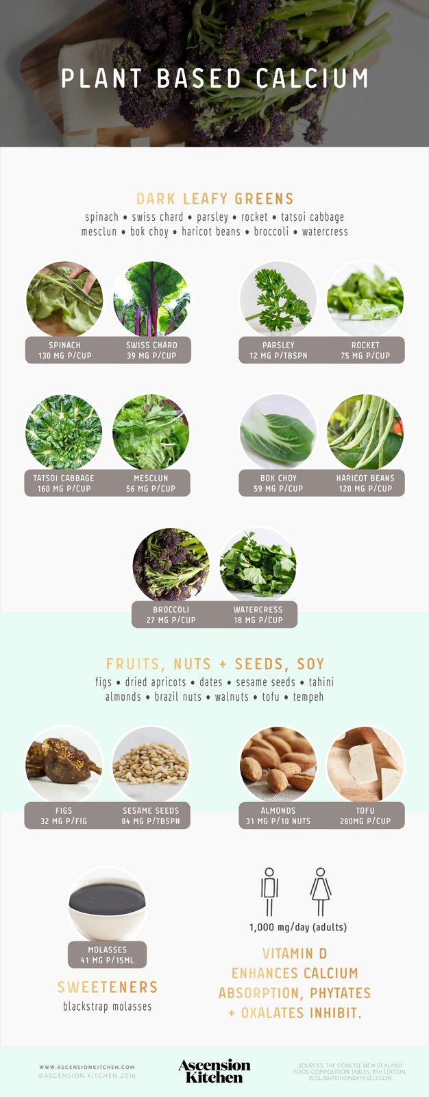 Plant Based Sources of Calcium