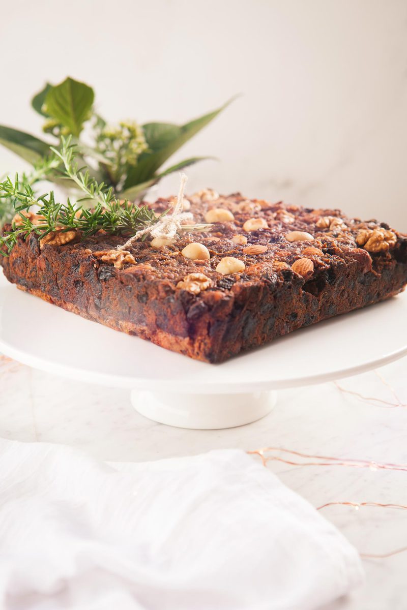 Healthy Gluten Free Christmas Fruit Cake