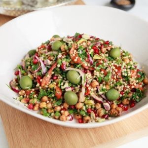 Chickpea Sorghum Salad