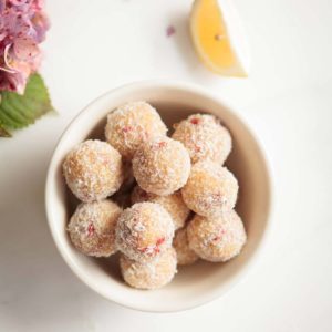 Raw Lemon Goji Truffles