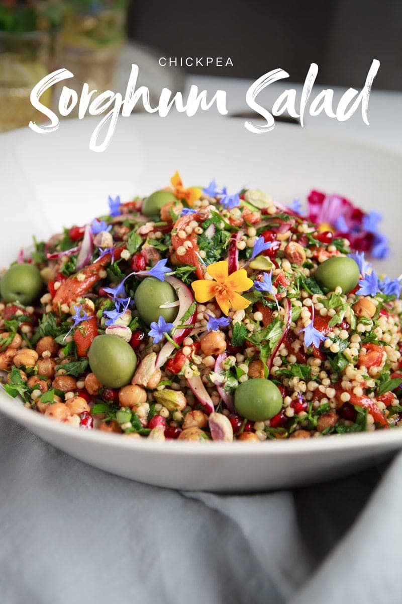 Chickpea Sorghum Salad | Nutritionist Lauren Glucina • Ascension Kitchen