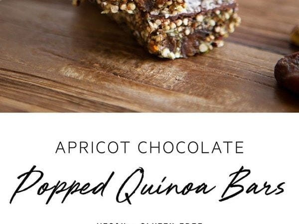 No bake Popped Quinoa Bars made with dried apricot and pistachio, with a layer of chocolate over the top. These homemade protein bars are great on the go! #quinoabars #nobakequinoabars #quinoabarshealthy #quinoabarsrecipes #quinoabarspuffed #quinoabarsprotein #quinoabarsvegan #quinoabarsnobake #quinoabarseasy #quinoabarsnooats #quinoabarsglutenfree #quinoabarskids #AscensionKitchen // Pin to your own inspiration board! //