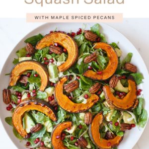 Squash Salad pinterest image