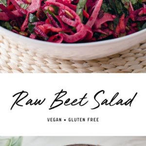 A nutritious Raw Beet Salad with a delicious tangy dressing. #rawbeetsalad #rawbeetsaladrecipes #rawbeetsaladsimple #rawbeetsaladhealthy #rawbeetsaladdressing #rawbeetsaladvegan #rawbeetsaladlunches #beetsalad #beetsaladeasy #beetsaladraw #beetsaladcold #beetsaladhealthy #beetsaladrecipes #AscensionKitchen // Pin to your own inspiration board! //