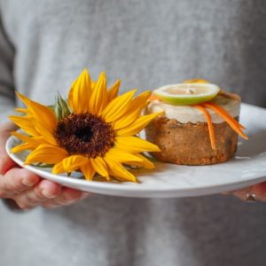These raw carrot cake muffins have some serious spice to it. The longer you leave it – the better it tastes! Finish it off with creamy lemon essential oil infused frosting for something extra special. #rawcarrotcake #rawcarrotcakerecipe #rawcarrotcakehealthy #rawcarrotcakevegan #rawcarrotcakecupcakes #rawcarrotcakebest #rawcarrotcakewithcashewfrosting #vegancarrotcake #vegancarrotcakehealthy #vegancarrotcakeraw #vegancarrotcakeeasy #vegancarrotcakemuffins #vegancarrotcakefrosting #vegancarrotcakerecipes #AscensionKitchen // Pin to your own inspiration board! //