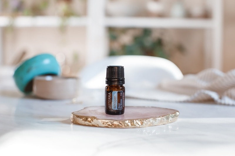 doTERRA Whisper perfume, part of my essential oil skin care