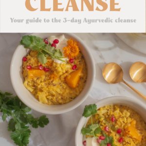 Pinterest graphic for an Ayurvedic cleanse