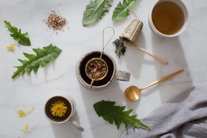 How to make dandelion tea (from flower, leaf and root) - Ascension Kitchen