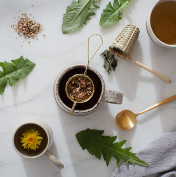 How to make dandelion tea (from flower, leaf and root) - Ascension Kitchen